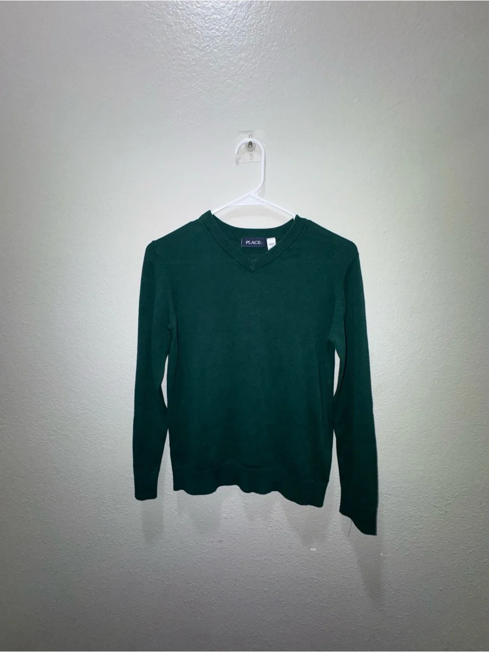 The Children's Place Dark Green V-Neck Sweater